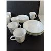 Image 2 : Corning/Corelle Dish Lot- (12) Dinner Plates, (5) Bowls, (9) Dessert Plates, (12) Bread Plates, (10)