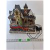 Image 1 : Ceramic Christmas Scene with Moving Train, Lights & Music- Working 13" x 8.5" x 11"