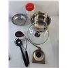 Image 2 : Kichen Lot- Stainless Steel Pot, Utensils, Steamer