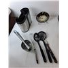 Image 3 : Kichen Lot- Stainless Steel Pot, Utensils, Steamer