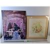 Image 1 : (2) Cafe & Floral Art Pieces Up to 24" x 18" Pickup Preferred