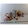 Image 1 : (7) Stuffies 2 with Sound Effects- As Is/May Need Batteries, Ty Beanie, Misc.