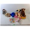 Image 1 : Plastic Rings, Barbie- As Is, Ty Beanies, Misc.