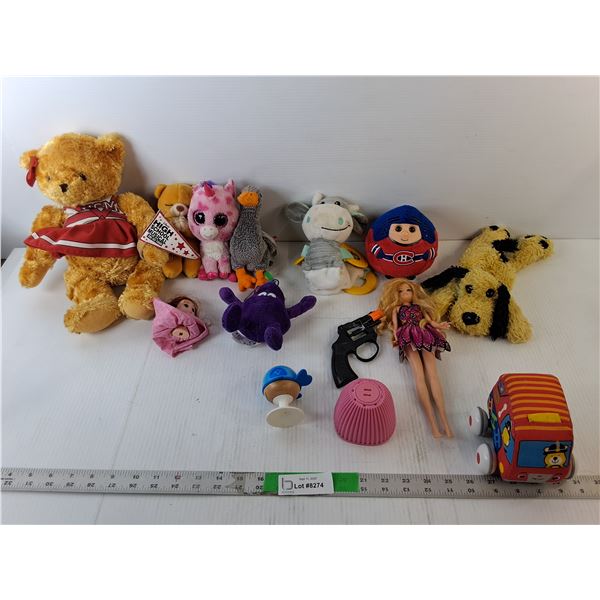 Stuffies- High School Musical, Calgary Flames, Beanie Babies