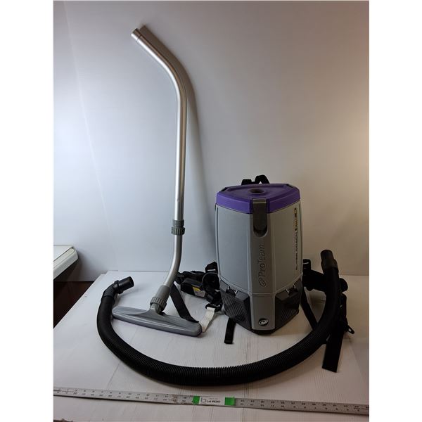 *Pro Team Backpack Vacuum- Powers On, Cannot Ship