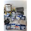 Image 2 : Trouble Light- Working, (11) Ink Cartridges, Fry Daddy, Misc.
