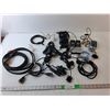 Image 1 : Electronics Lot- Untested; Computer Mouse, (2) Home Phones, Battery Charger, Misc.