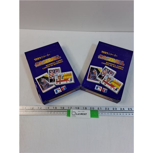 (2) OPC 1991 Baseball Trading Card Set in Original Boxes