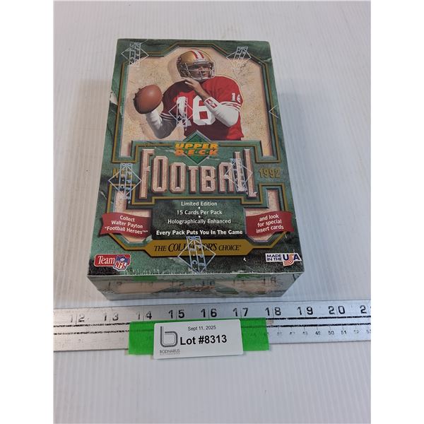 Upper Deck Football 1992 Edition Trading Cards Set - Appears Sealed