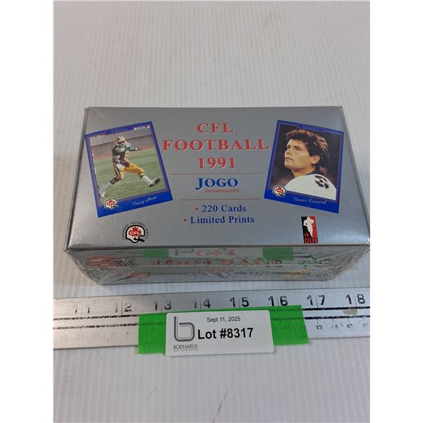 CFL JOGO Brand 1991 Football Trading Card Set