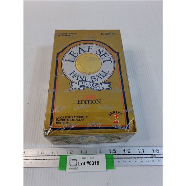Leaf Set 1992 MLB Baseball Trading Card Set - Appears Sealed