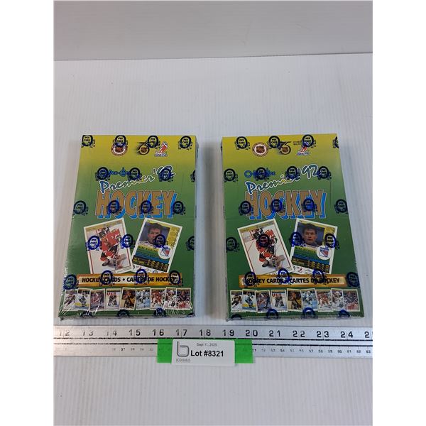(2) OPC 1992 Hockey Trading Card Sets - Appears Sealed