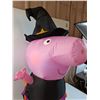 Image 2 : Peppa Pig Halloween Witch Inflatable - Works - 45" Tall When Inflated