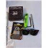 Image 4 : Lot: (2) Saskatchewan License Plates, Dodge Ram Oil Filter, Shopmaster Lock, Misc