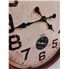Image 2 : Vintage Style Battery Operated Wall Clock  - 33" x 21" x 4.5"  - PICK UP ONLY