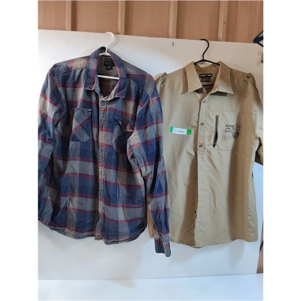 (2) Men's Shirts: Fox & Atlas - Size XXL