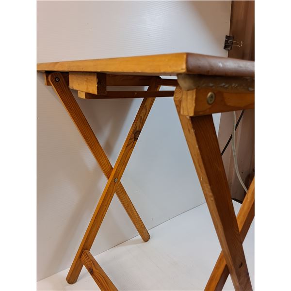 * Custom Built Wooden TV Stand - As Is - 20" x 15" x 24" - PICK UP ONLY