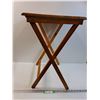 Image 5 : * Custom Built Wooden TV Stand - As Is - 20" x 15" x 24" - PICK UP ONLY