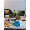 Image 1 : (13) Retro & Vintage Calendars (Assorted), (3) Alcohol Plastic Advertisments - 16" Tall
