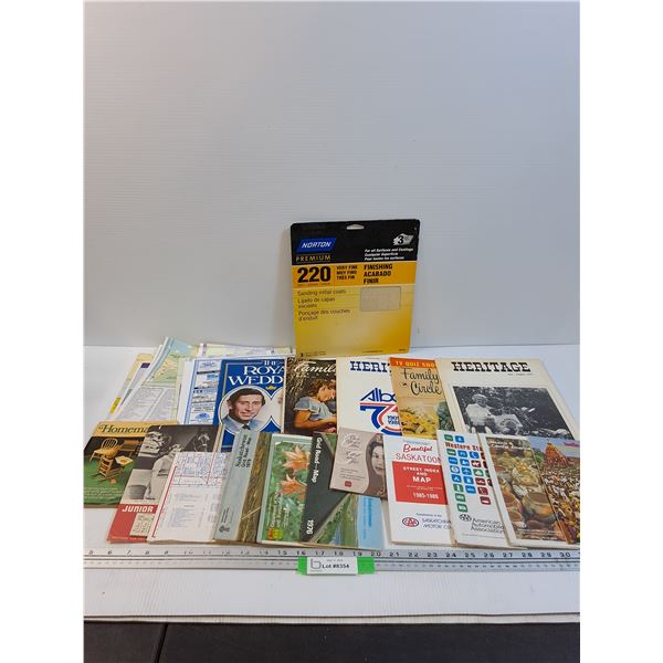 Vintage Road Maps, Royal Family Magazines & Token Set, Family Circle Magazine, Misc