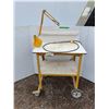Image 1 : **Rolling/ Wheeled Work Bench with Lamp - Cannot Ship