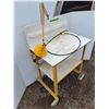 Image 3 : **Rolling/ Wheeled Work Bench with Lamp - Cannot Ship