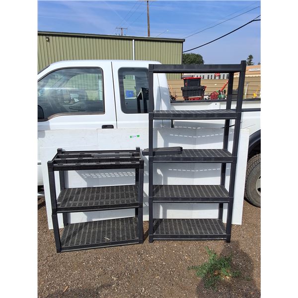 ** 3 Tier & 5 Tier Shelving Units - 73" x 36" x 15", Cannot Ship