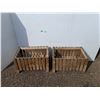 Image 1 : ** (2) Wooden Crates 24" x 15" x 15", Cannot Ship