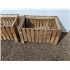 Image 2 : ** (2) Wooden Crates 24" x 15" x 15", Cannot Ship