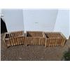 Image 1 : ** (3) Wooden Crates 24" x 15" x 15", Cannot Ship