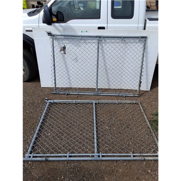 ** (2) ChainLink Fences 73" x 47", Cannot Ship