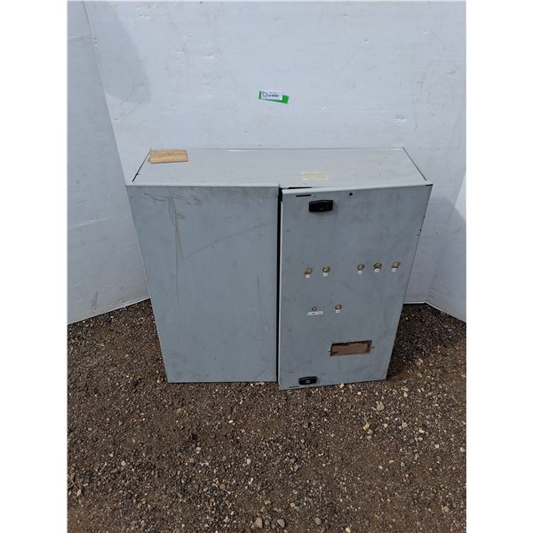 ** Metal Cabinet with Shelves 30" x 10" x 30", Cannot Ship