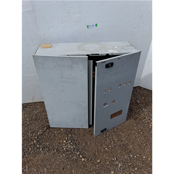 ** Metal Cabinet with Shelves  30" x 10" x 30", Cannot Ship