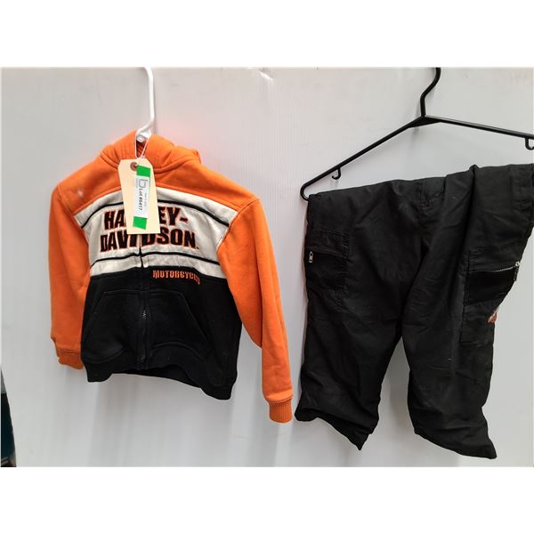 *Harley Davidson Bunny Hug - Size S, Kids Cargo Pants - Size S-M