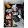 Image 2 : Variety Of Jewelry Supplies- Beads, String, Chain, Containers, Charms