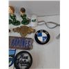 Image 2 : (2) Belt Buckles, (3) Saskatchewan Roughriders Bobble Heads, Pins, Golfball, Sticker