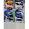 Image 2 : (8) Variety Of Hot Wheels Cars- Batcopter, Propper Chopper, Hammer Down,  Lamborghini