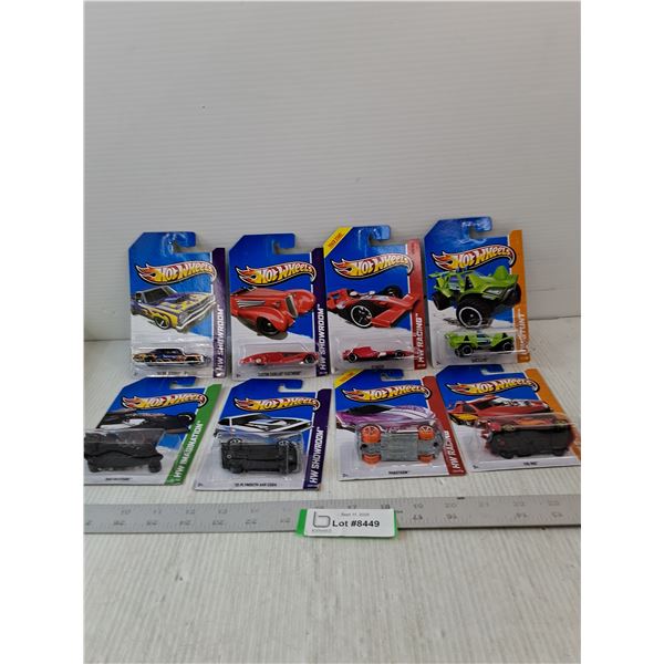(8) Variety Of Hot Wheels Cars- Custom Cadillac, Quicksand