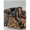 Image 5 : Tiger Print Purse & (2) Black Purses