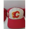 Image 3 : (3) Calgary Flames Hats & CGY Hat