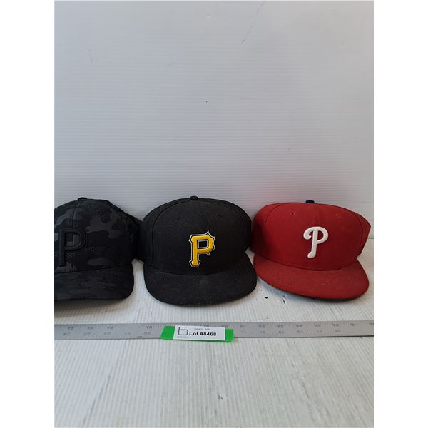 (3) Pittsburgh Pirates Hats