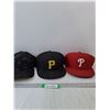 Image 1 : (3) Pittsburgh Pirates Hats