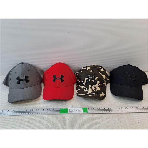 (4) Under Armour Baseball Hats