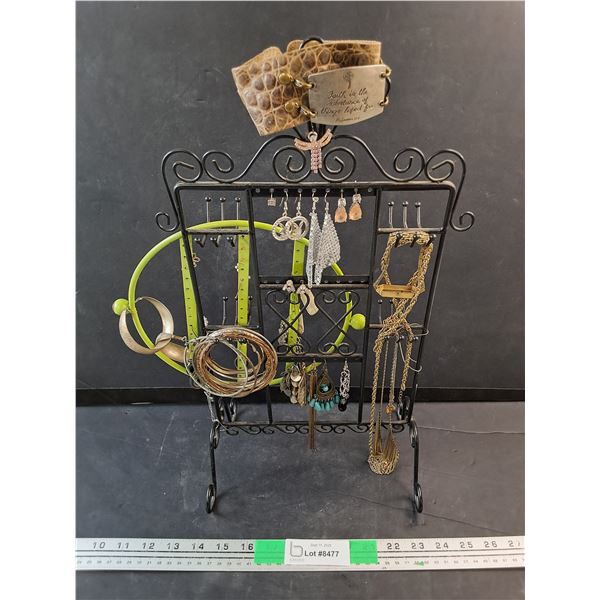 Jewelry Display Rack, Earrings, Necklaces, Bracelets