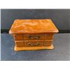 Image 5 : Vintage Wooden Jewelry Box, Bracelet, Ring, Earrings