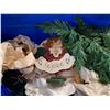 Image 2 : **(5) Wood Festive/Decorative Dolls, Misc 37"x17" -  PICK UP ONLY