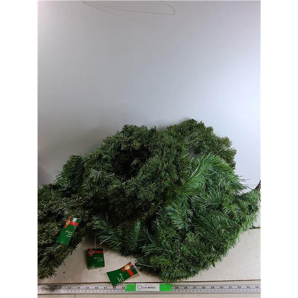 **Assorted Christmas Wreaths and Garland - PICK UP