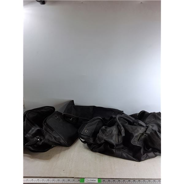 (3) Black Dufflebags