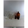 Image 1 : Crate of (9) Glass Jugs/Bottles -  PICK UP