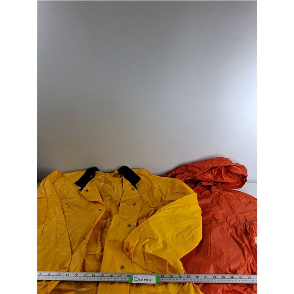 (2) Rain Coats L